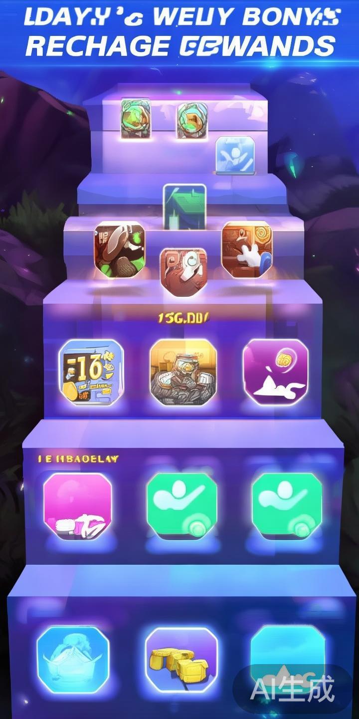 阶梯充值奖励：根据每日或每周的充值额度，系统会自动